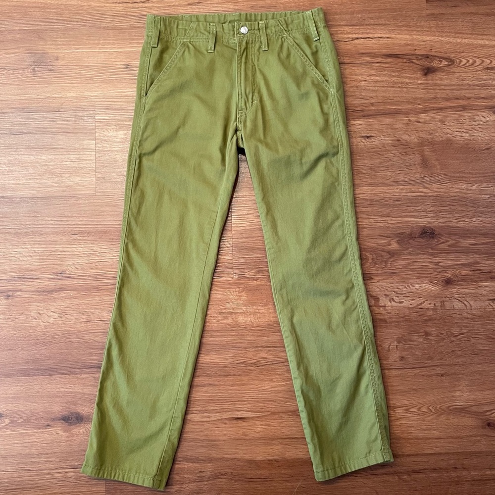 Topo Designs Men’s Green Cotton Pants Size 28